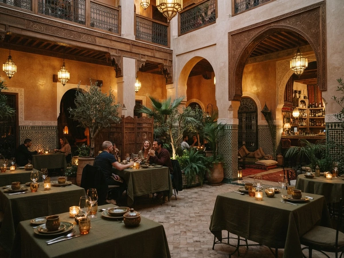 Salle du restaurant La Table du Maroc