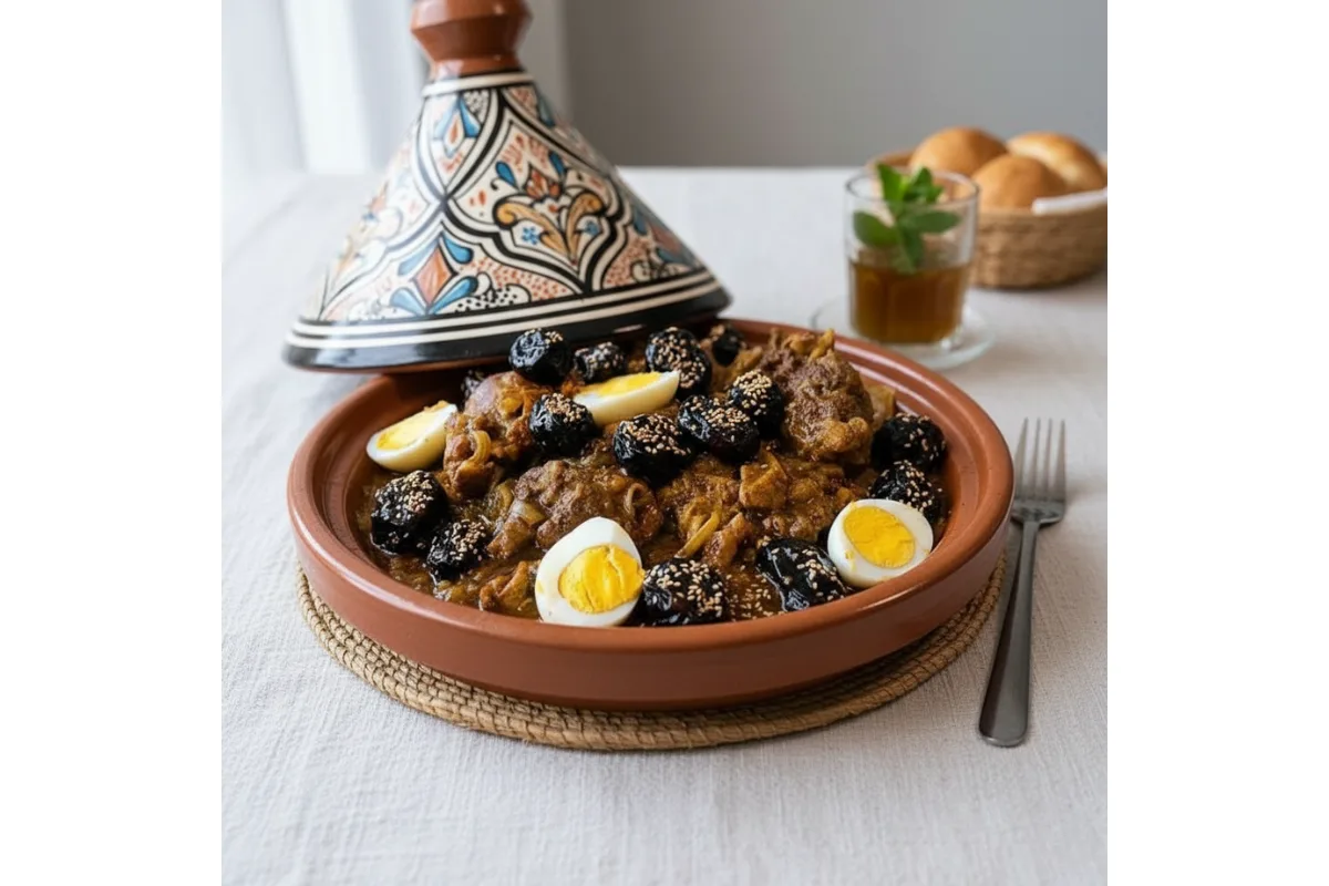 Tajine d'agneau aux pruneaux